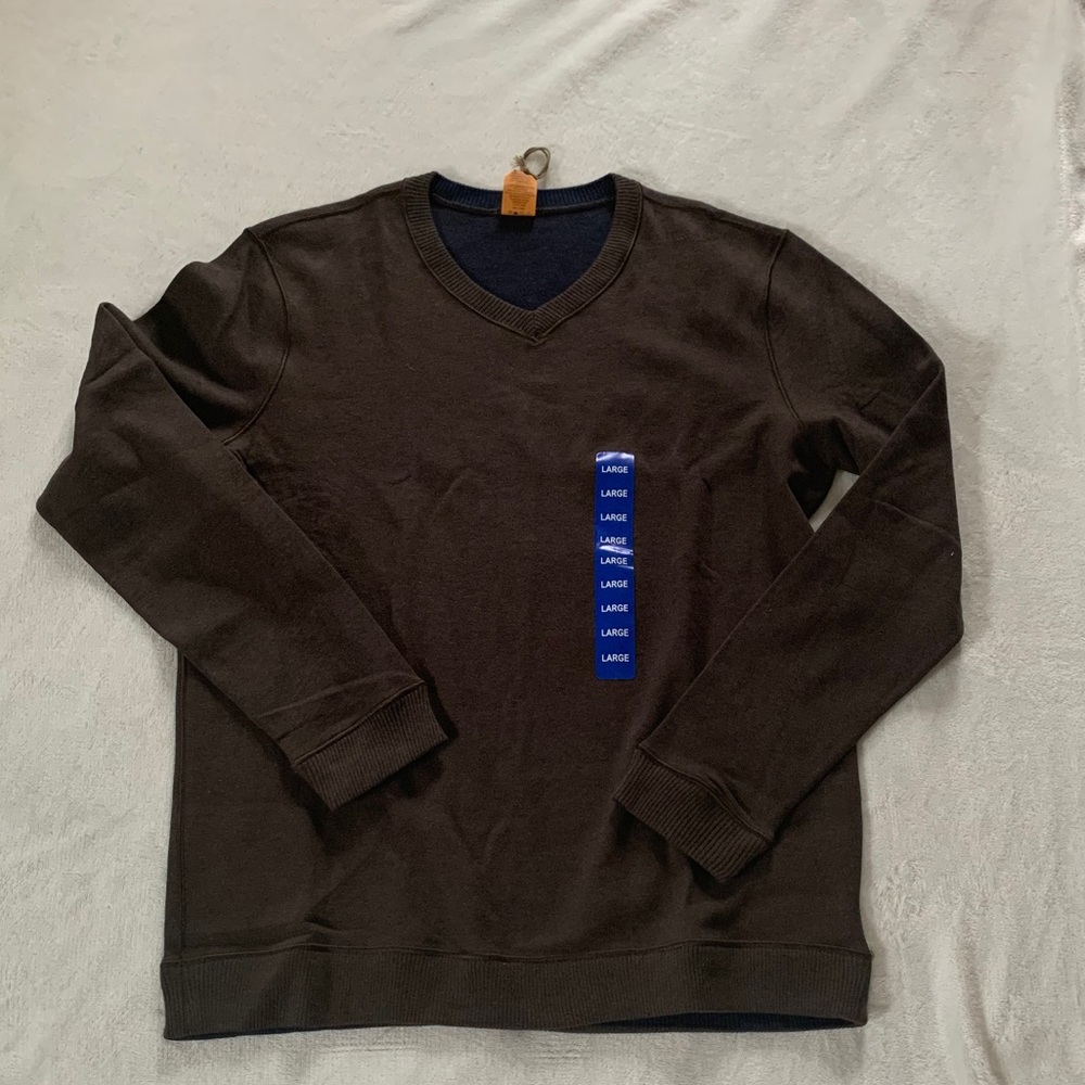 Tailor Vintage Reversible V-Neck Pullover